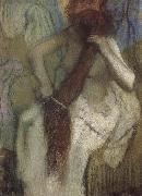 Edgar Degas The woman doing up her hair oil painting artist